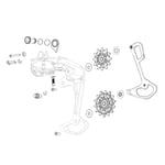 SRAM Spare Rear Derailleur Bolt And Screw Kit Nx Eagle (B-Bolt/Washer,Limit Scre