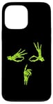 iPhone 13 Pro Max Green Graphic Skeleton Hands Shhh Say Less Green Graphic Case