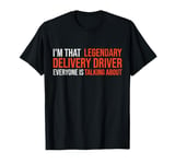 Delivery Driver Job Title Vintage Funny Delivery Driver T-Shirt