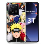 Cokitec Coque Renforcée pour Xiaomi Redmi 12 5G Manga Naruto Team