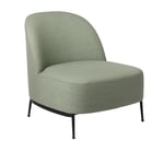 Gubi - Sejour Lounge Chair, Fully upholstered, Antique Brass Base - Fåtöljer - GamFratesi - Guld - Naturmaterial/Metall/Textilmaterial/Skum