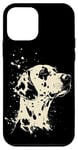 Coque pour iPhone 12 mini Color Splash Dalmatien Amoureux des animaux