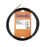 Anguilla – Passe-câble fixe souple Nylon 4 mm 5 m noir