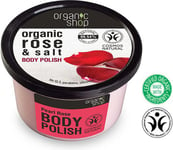 Organic Shop Pearl Rose Body Polish, 250 Ml