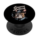 Bulldog français Excuse My Frenchie Vintage Bulldog Lover PopSockets PopGrip Adhésif