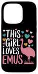 iPhone 14 Pro This Girl Loves Emus Funny Emu Case