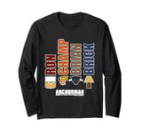 Anchorman Characters Ron Champ Brian Brick Long Sleeve T-Shirt