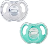 Tommee Tippee / Ultra-Light Silicone Soother / 0-6m / 2 Pack / Orthodontic