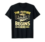 The Future Begins Here School Counselor Guidance Counseling T-Shirt