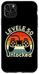 iPhone 11 Pro Max Level 50 Unlocked: Vintage Video Game Controller 50 Birthday Case