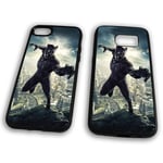 Black Panther T'Challa's Marvel Comics Wakanda Forever Superhero Avengers Infinity Caoutchouc TPU Coque de téléphone, TPU - Caoutchouc, transparent, iPhone 7 Plus/8 Plus