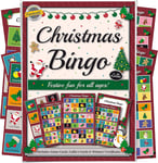 Christmas Party Bingo Game. A fun entertaining activity idea for family, office