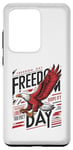 Coque pour Galaxy S20 Ultra T-shirt graphique Patriotic Freedom USA