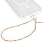 Case-Mate Phone Charm with Gold Chain - Detachable Phone Lanyard, Hands-Free Wrist Strap, Adjustable Phone Strap Grip for Women - iPhone 15 Pro Max / 14 Pro Max / 13 Pro Max / 12 - Dainty Gold Chain