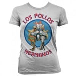 Hybris Los Pollos Hermanos Girly T-Shirt (XL,Heather-Grey)
