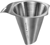 Cole & Mason Salt and Pepper Funnel, Stainless Steel