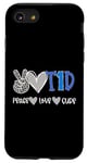 Coque pour iPhone SE (2020) / 7 / 8 Peace Love Cure : sensibilisation au diabète de type 1 (T1D)