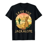 Jackrabbit Desert Cactus Mountain vintage save the Jackalope T-Shirt