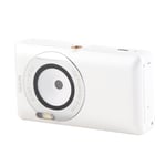 Portable Compact Camera White 50Mp 4K 16X Zoom 2.7 Inch Hd Display Autofoc