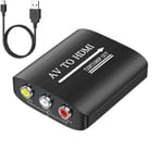 HD 1080P AV to HDMI RCA to HDMI Composite Adapter Converter with USB Cable CVBS