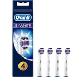 Oral-B 3D White Toothbrush Head 4pc Blå