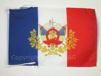 DRAPEAU FRANCE ARMOIRIES 3ÈME RÉPUBLIQUE 45x30cm - PAVILLON FRANÇAIS EMBLÈME 189