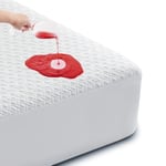 Cozymaker Protège-Matelas 100% imperméable pour très Grand lit, Housse de Matelas rafraîchissante avec Poche Profonde de 20,3 à 53,3 cm, Tissu aéré 3D, Doux, Respirant, Silencieux, Lavable