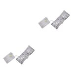 1/2/3/5 Christmas Tree Ribbon Lights Party Supplies För Silver warm light 1 meter 10 lights 2Set