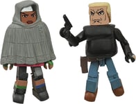 Walking Dead Minimates Série 4 Pack 2 Figurine Michonne & Gabe Diamond Select