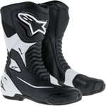 Mc-Stövlar alpinestars - Mc stövlar läder smx s svart vit 40