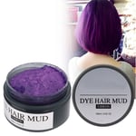 Hair Dye Mud Home Hair Coloring Wax Dyeing Cream Styling Tool Purple TPG