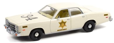 GREENLIGHT, PLYMOUTH Fury 1977 RIVERTON SHERIFF #34, échelle 1/18, GREEN19112