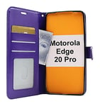 Crazy Horse Wallet Motorola Edge 20 Pro (Lila)