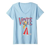 Womens Ripple Junction x Schoolhouse Rock Vote For Sarah Suffrage V-Neck T-Shirt