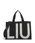 Liu Jo Logo Shoppingväska svart/beige