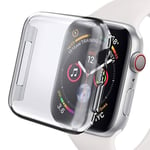 Coque Apple Watch 44mm Protection Ecran Silicone Anti-rayures - Transparent