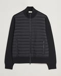 Moncler Hybrid Zip Cardigan Black