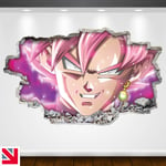 GOKU BLACK DRAGONBALL SUPER ANIME Wall Sticker Decal Vinyl Art A4