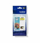 Genuine Brother LC424 ink Cartridge Yellow For DCP-J1200W LC424Y Lot