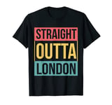 Vintage London Souvenir - Retro Straight Outta London T-Shirt