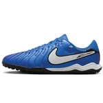 Nike Men's Tiempo Legend 10 Academy TF Sneaker, Signal Blue White, 9.5 UK