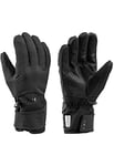 LEKI Movin Gants Mixtes Noir/Gris 8,5