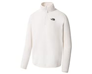 THE NORTH FACE 100 Glacier Sweat-Shirt, Marque : Gardenia White, m Homme