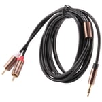 Jack 3.5mm to 2  Audio Cable AUX Splitter 3.5mm Stereo Male to Male 1436