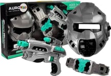 Lean Sport Space Gun Mask Bälte Ljus Ljud