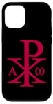 iPhone 12/12 Pro CHI RHO ALPHA OMEGA CHRISTIAN CROSS SYMBOL Case