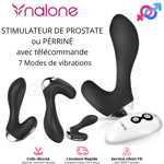 Stimulateur Prostatique vibrant Télécommandé Pro P Nalone plug anal point G et P
