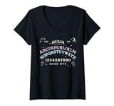 Womens Ouija Pastel Color Vintage Game Board Logo V-Neck T-Shirt