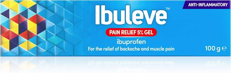 Ibuleve Pain Relief 5% Ibuprofen Gel, Clinically Proven, Anti-Inflammatory Reli