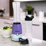 Multi-blender Smoothie Maker Juicer Processor + Sports Bottle Purple Shake Take